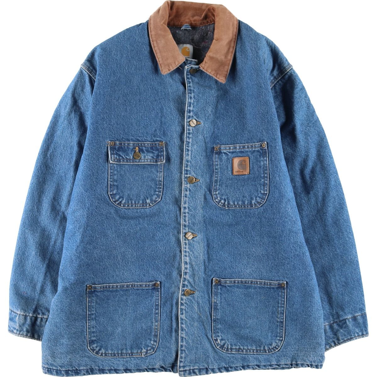 古着 カーハート Carhartt ミシガンチョアコート デニムカバーオール メンズXXL/evb003800