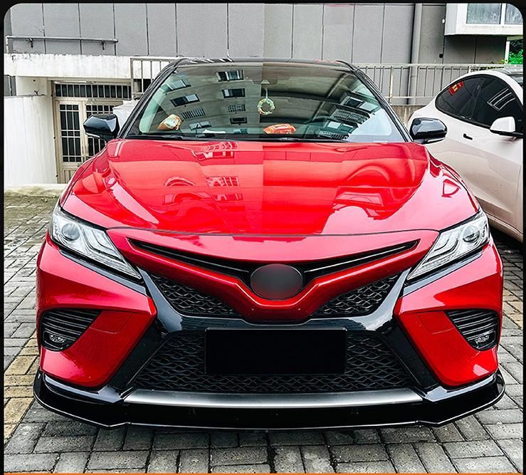 Toyota Camry 8代 2018-2020年式 スポーツバージョン フロントリップ スポイラー 前唇 擾流板 前バンパー エアロ 外装 カスタム 注目シリーズ ZZ520