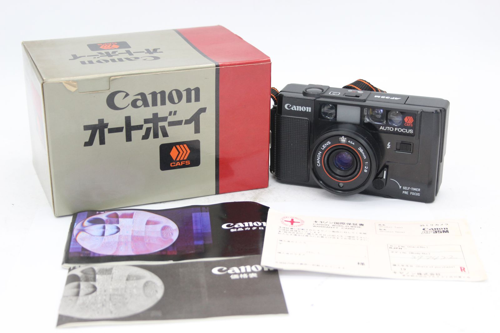 ☆良品 良品 キャノン オートボーイ AF35M 元箱 説明書付き コンパクト