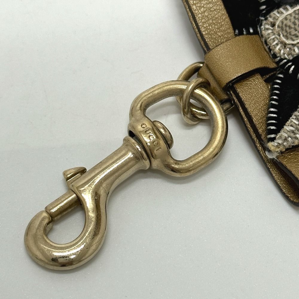 GUCCI グッチ キーホルダー フレンチブルドッグ GGスプリーム