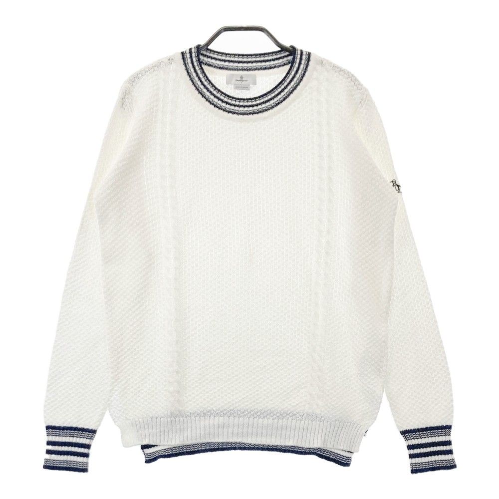 サイズ：L MUNSING WEAR マンシングウェア  ニット セーター  ホワイト系 [240101364426] ゴルフウェア レディース ストスト