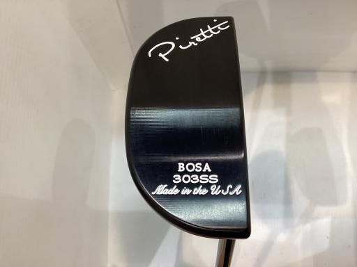 Piretti Piretti MIDNIGHT BLACK BOSA フローネック 34インチ パター PT スチール フレックスその他 メンズ 男性用 右利き 右用 Cランク ゴルフクラブ