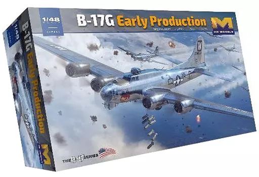 プラモデル 1/48 B-17G フライングフォートレス 前期型 [01F001