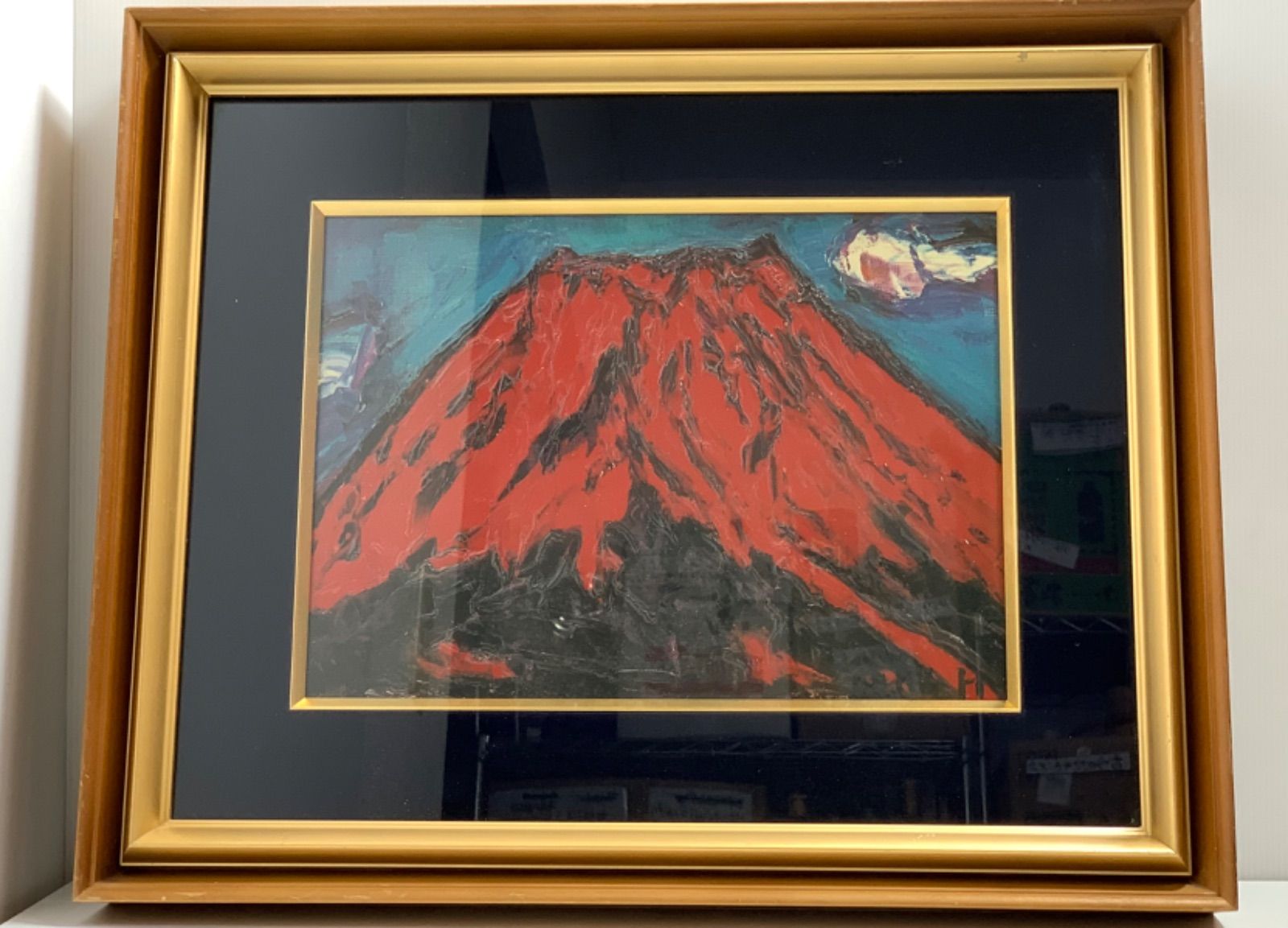 ルノワール 、【波】、希少画集画、新品高級額・額装付、状態