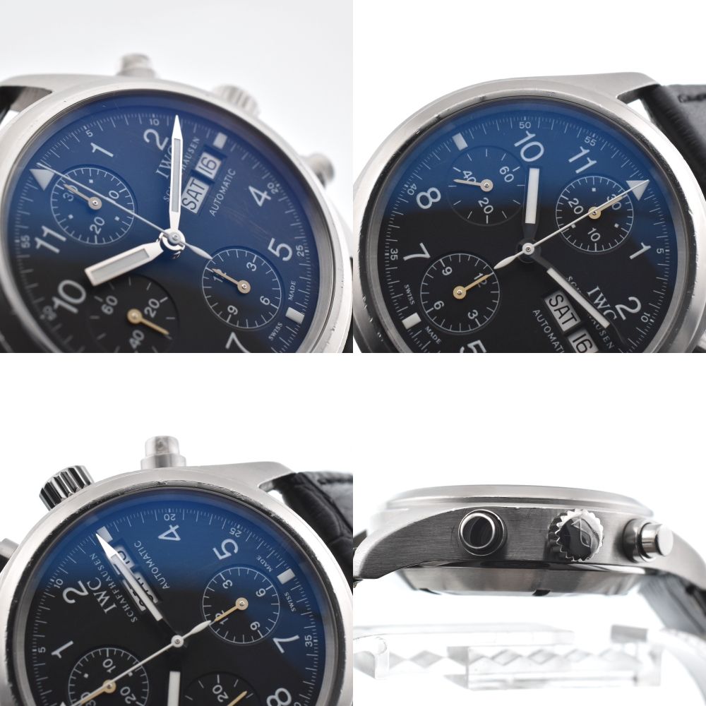 IWC IWC SCHAFFHAUSEN IW370603 メカニカル フリーガー クロノグラフ デイデイト 自動巻き メンズ箱付き K#133961