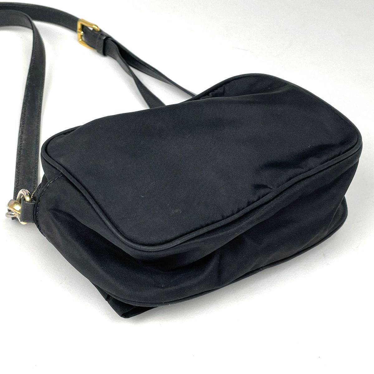 PRADA(プラダ) / リボンショルダーバッグ/ナイロン/BLK | 中古品