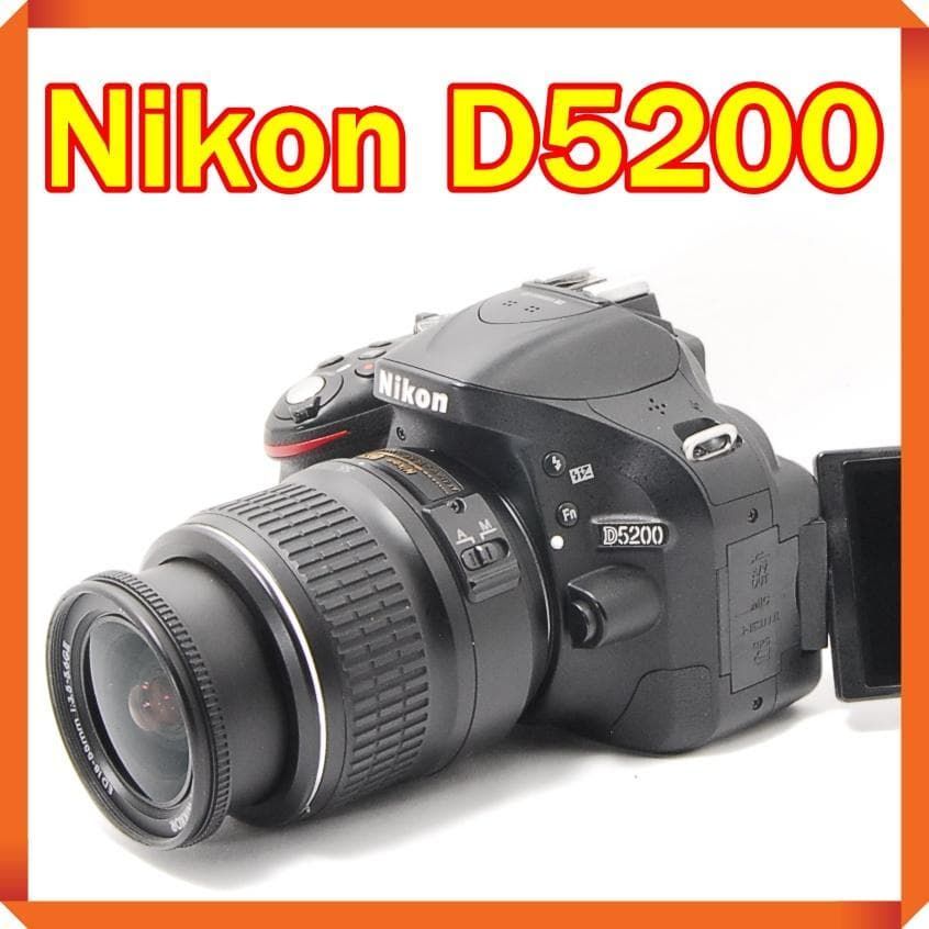 ❤シャッター数新品級 Nikon D5200 一眼レフ スマホ転送 ニコン
