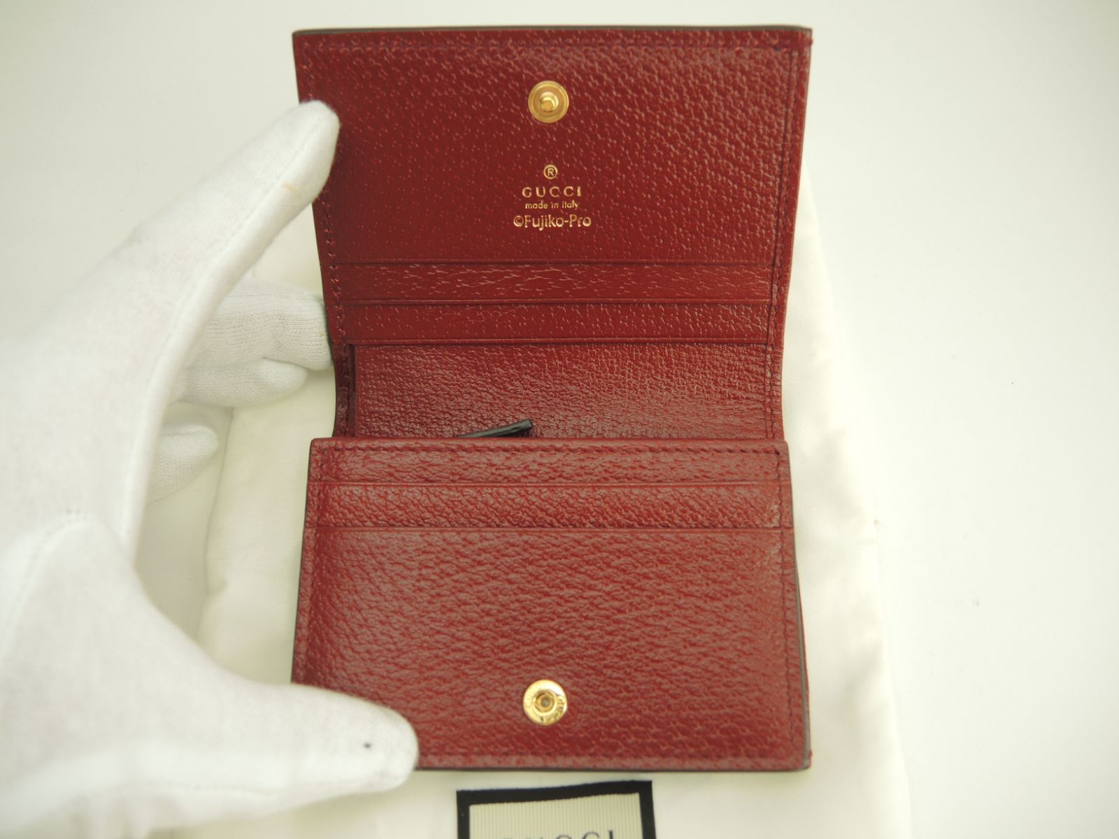 GUCCI(グッチ)×ドラえもん ミニウォレット 新品未使用 GUCCI】【DRAEMON×GUCCI】グッチ『ドラえもん×グッチ コイン