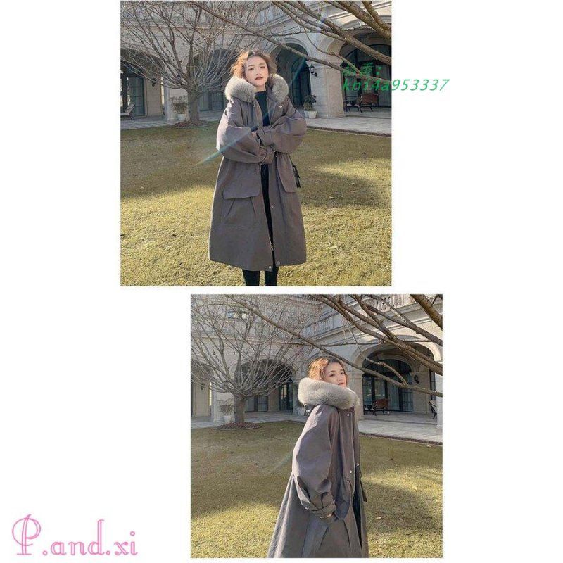 ロング丈バーカージャケット 秋冬