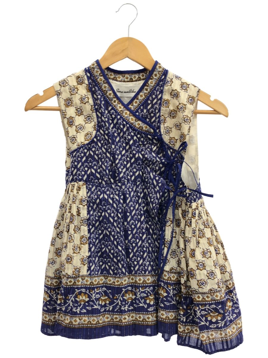 Sara mallika サラマリカ 020131SB3 Cotton Kika Ethnic Print Top レディース パープル