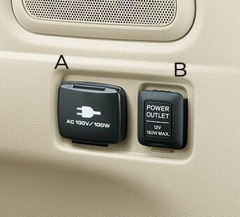 HONDA ホンダ 純正 NBOX N-BOX エヌボックス ACコンセント 2017.2～仕様変更 08U56-TY0-010