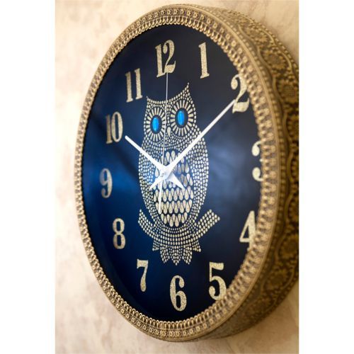 静音/連続秒針/壁掛時計】アルテミスウォールクロック 時計 フクロウ