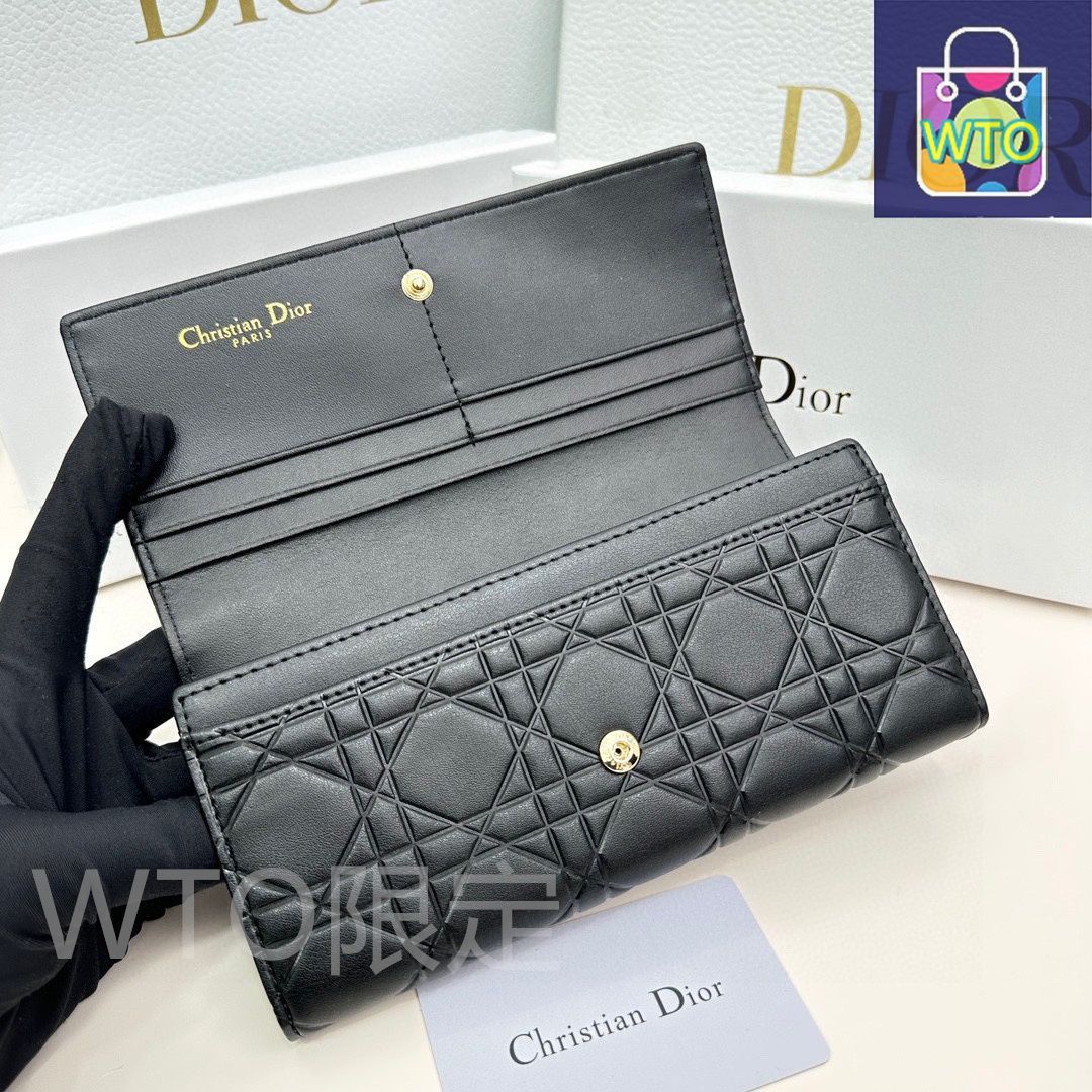今日特価】Dior ディオール 最新人気ウォレット 輸入小牛皮で