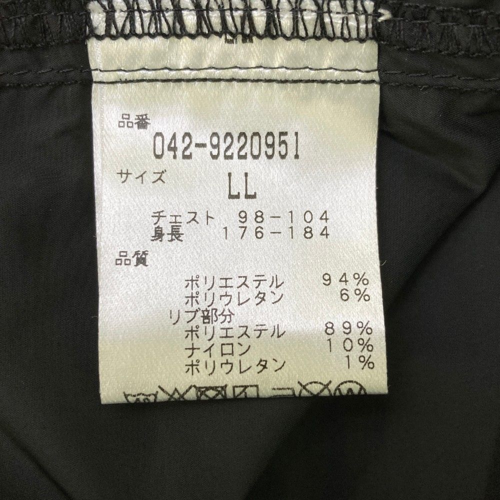 サイズ：LL ST ANDREWS セントアンドリュース  ジップジャケット  ブラック系 [240101435947] ゴルフウェア メンズ ストスト サイズ：LL ST ANDREWS セントアンドリュース ジップジャケット