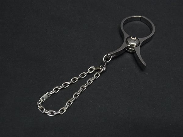 HERMES エルメス フィルー グローブホルダー 手袋ホルダー チャーム メンズ レディース シルバー系 FS4715