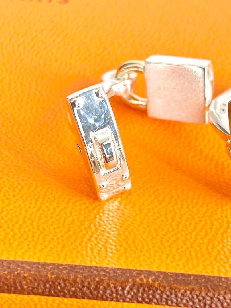 ⚪︎HERMES エルメス カフスリンクス カデナ パドロック シルバー 925 ⚪︎HERMES エルメス カフスリンクス カデナ パドロック シルバー 925