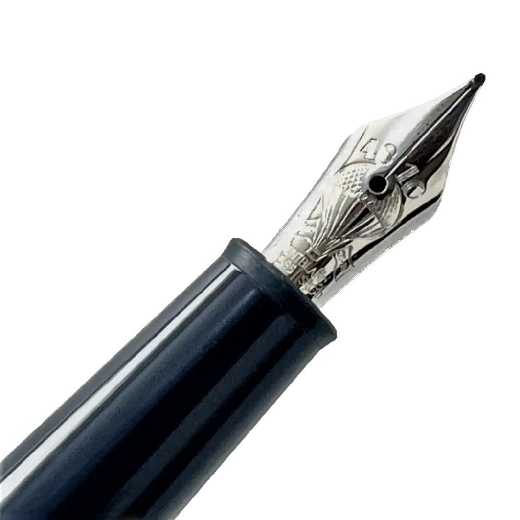 一点物 送料無料 MONTBLANC モンブラン 万年筆 14kロジウム - BRAND