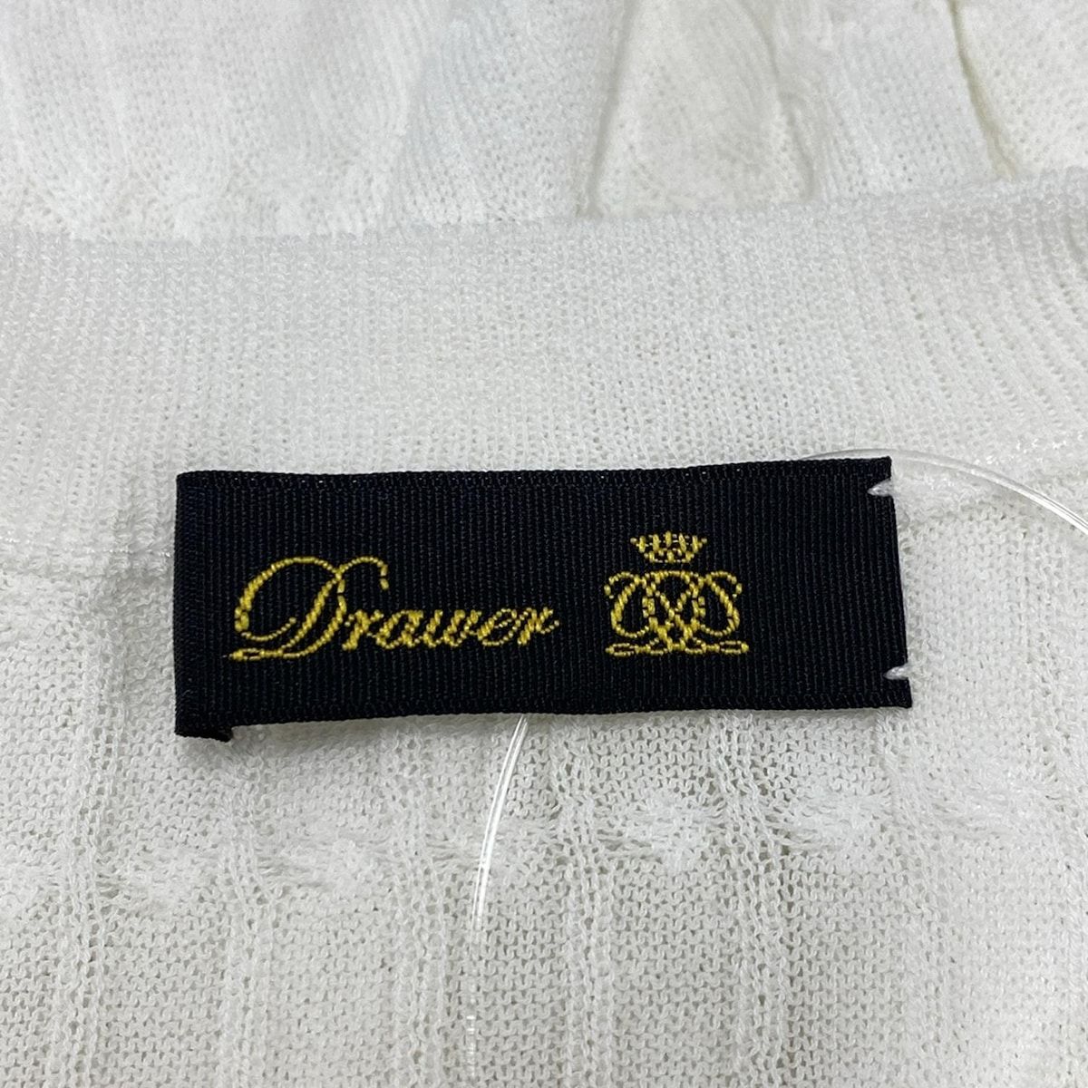 Drawer(ドゥロワー) 七分袖カットソー レディース美品 - 白