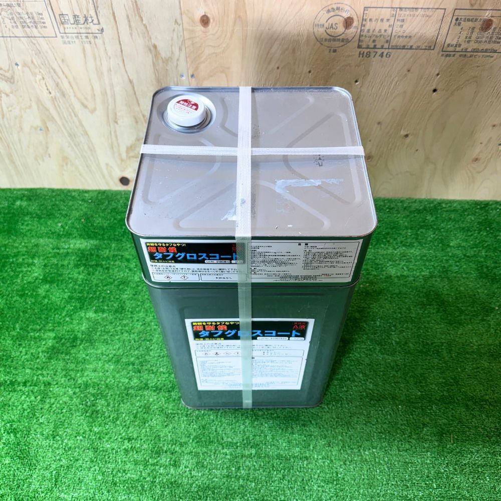 オリエンタル塗料工業 タフグロスコート A液12kg B液2kg 屋根用クリヤー 2液 無機 弱溶剤 高耐候 トップコート アウトレット
