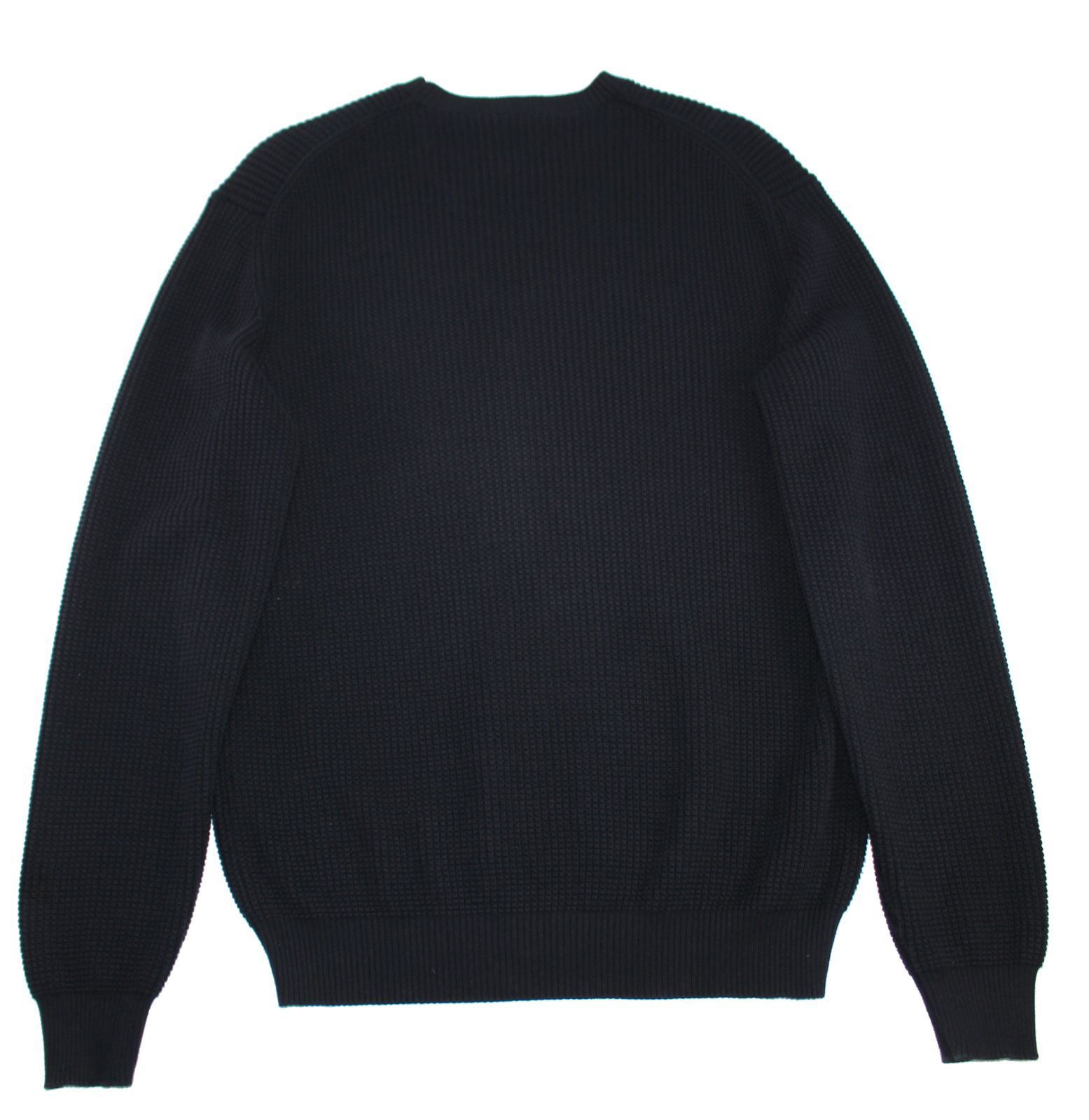 MONCLER ワッフル編み クルーネックセーター 中古・古着通販】MONCLER (モンクレール) クルーネック ワッフル