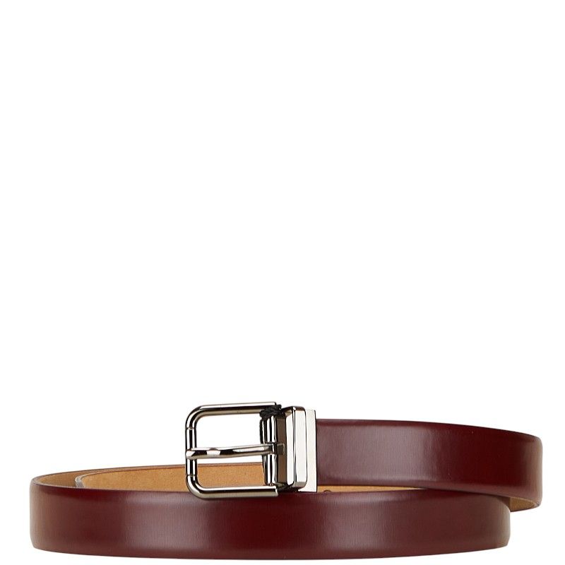 ドルチェアンドガッバーナ ブラウン シルバー レザー メタル レディース DOLCE-GABBANA 1-0231065