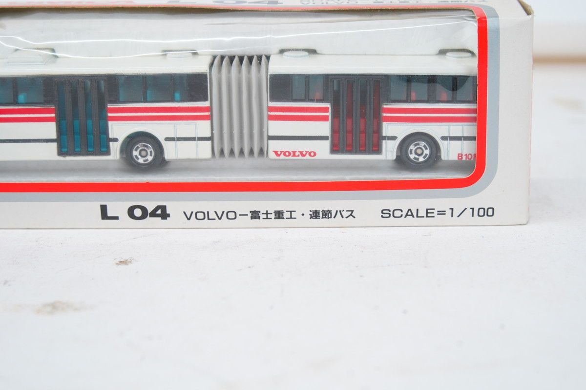 限定品 VOLVO ロングトミカ 連結パス L4 EXPO'85 トミカクラブ冊子付限定品