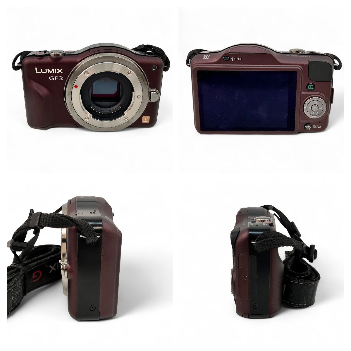 【ジャンク品】Panasonic DMC-GF3 ミラーレス一眼カメラ Panasonic DMC-GF3 LUMIX ミラーレス 一眼カメラ 標準 ズーム 14