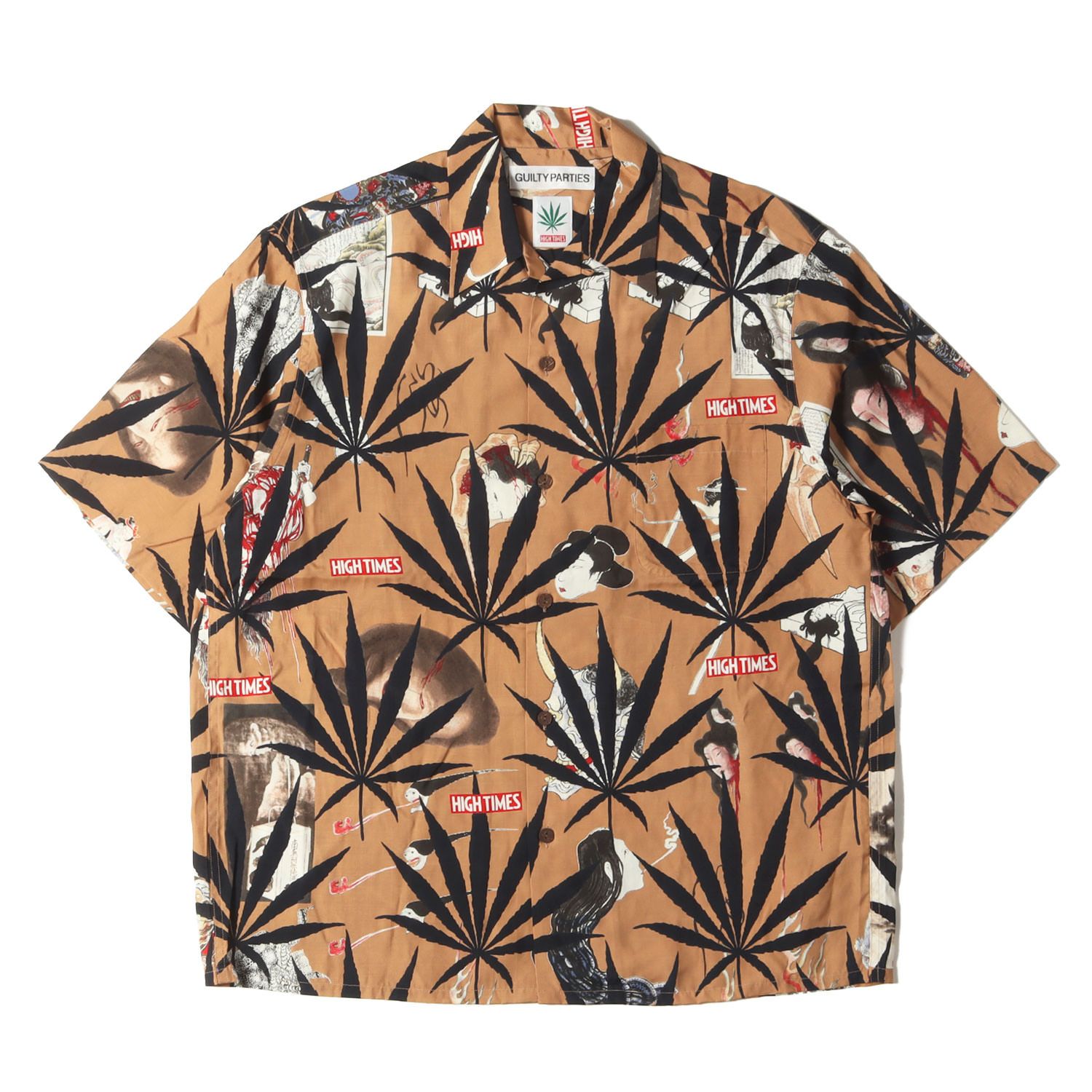 美品】WACKO MARIA ワコマリア シャツ ブラウン サイズ:L | 24SS 