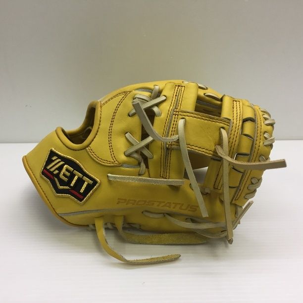 中古品 ゼット ZETT プロステイタス 硬式 内野手用グローブ