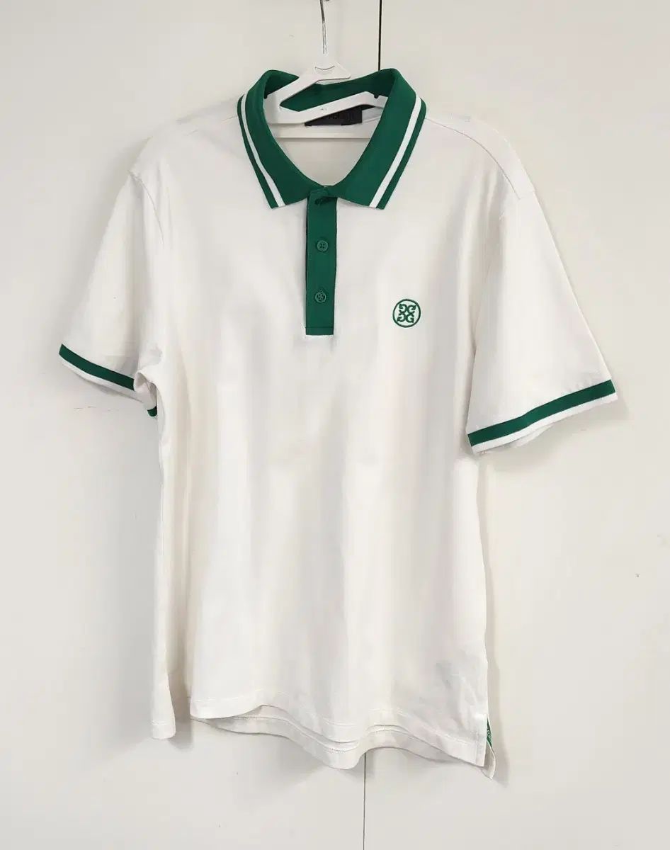 G FORE ジーフォア 白 緑 バイ 半袖 Tシャツ L 95-100