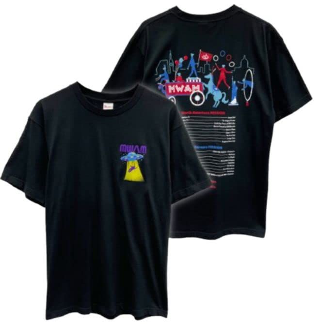 MAN WITH A MISSION マンウィズアミッション World Tour 2025 ～WOLVES ON PARADE～02 Tシャツ ブラック XL