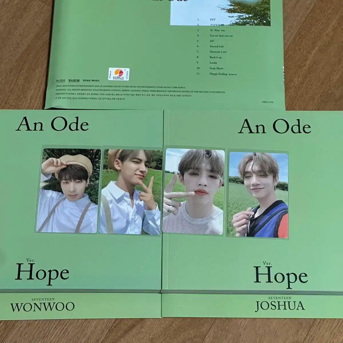 SEVENTEEN ウォヌ An Ode SEVENTEEN(セブンティーン・セブチ) An Ode An Ode Hope Ver