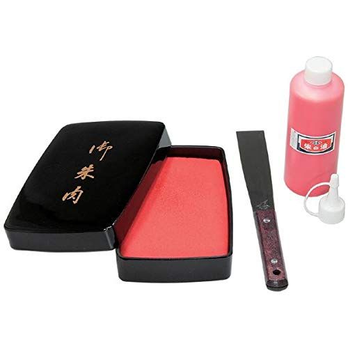 寺院用朱肉セット 小