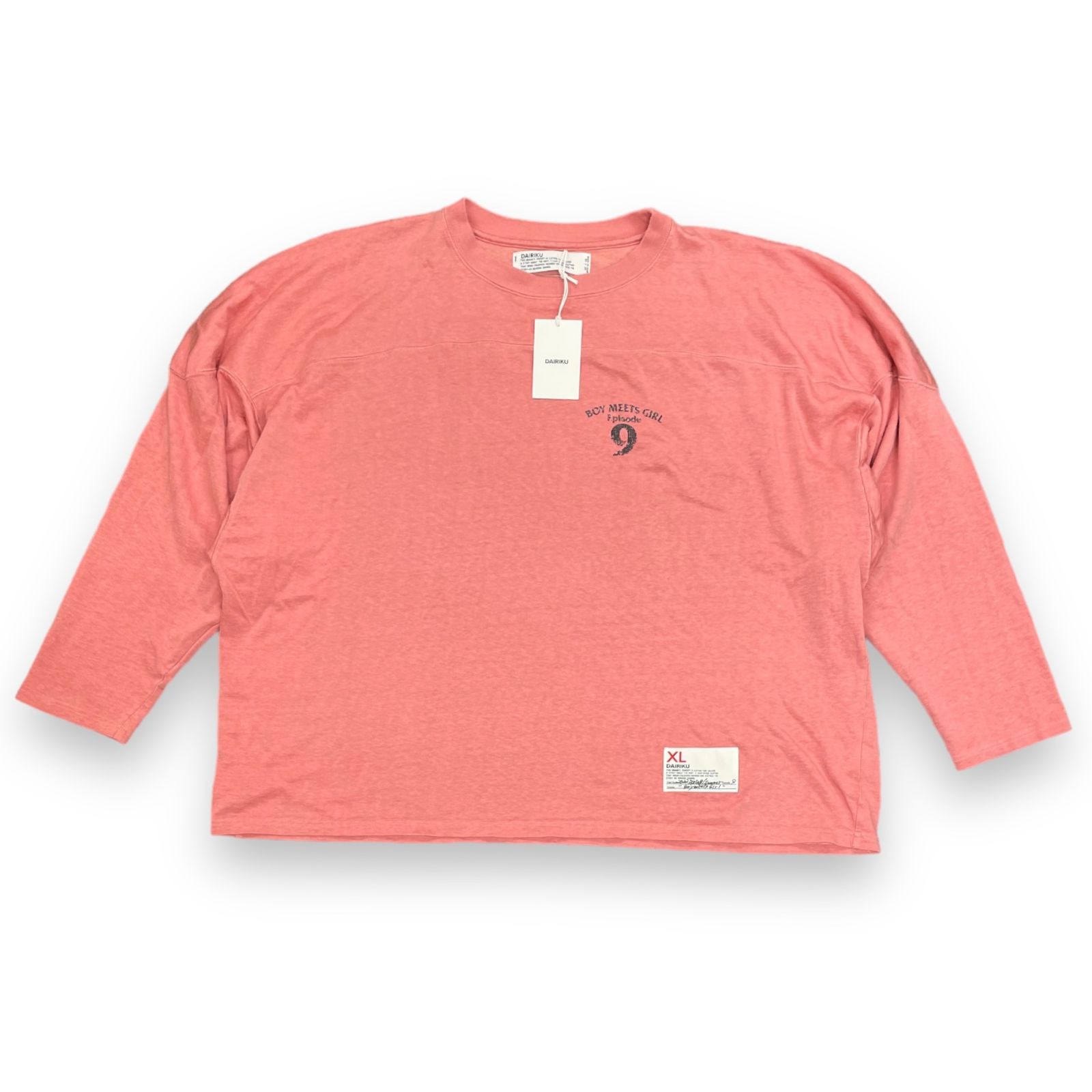 シャツ DAIRIKU EPISODE 9 VINTAGE FOOTBALL TEE DAIRIKU（ダイリク）の「Episode 9 Vintage Football Tee（T