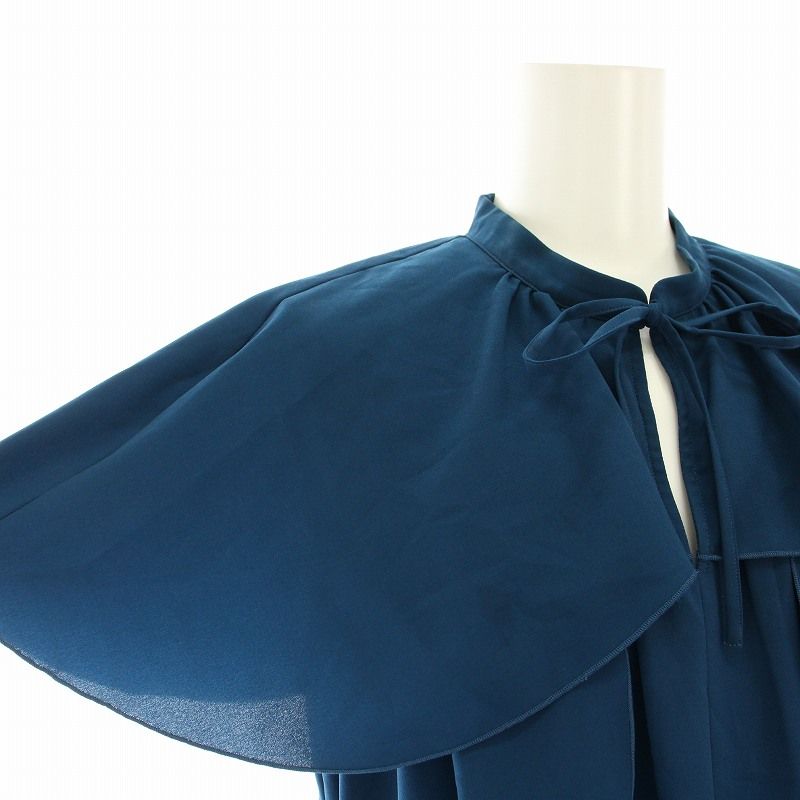 エンフォルド ENFOLD 23AW ケープスリーブドレス CAPE－SLEEVE
