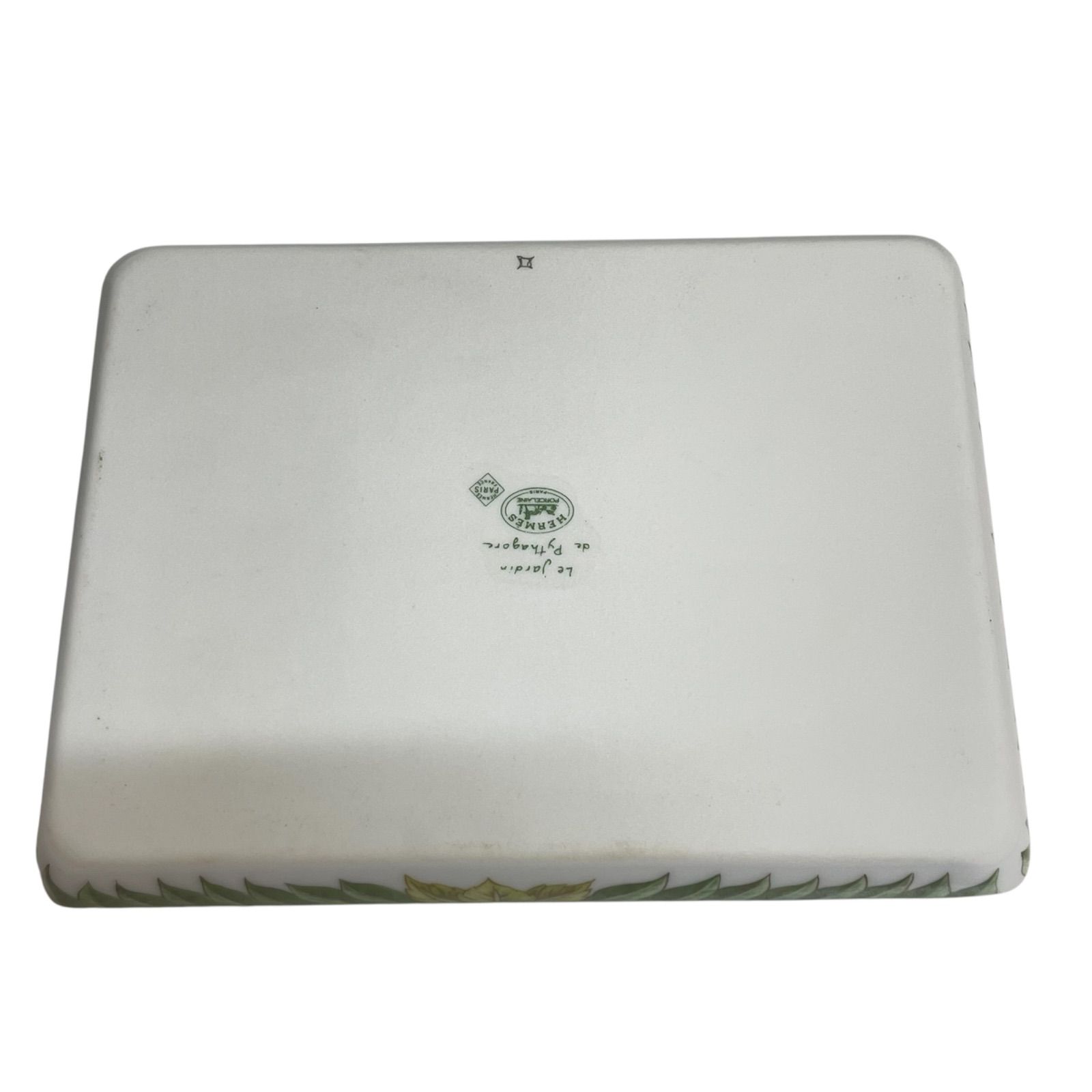 管理番号:H02] HERMES エルメス ピタゴラスの庭 スクエアプレート