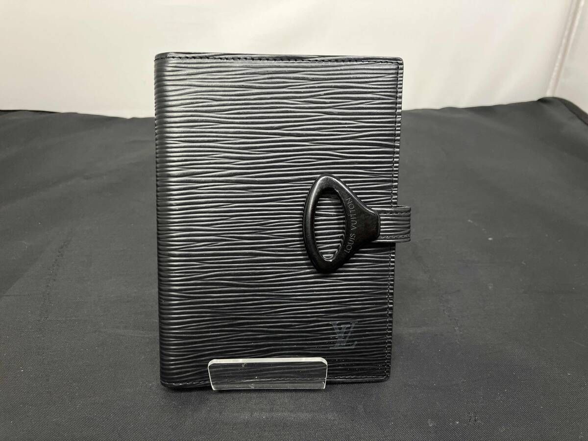 Louis Vuitton エピレザー ブラック 手帳カバー LOUIS VUITTON