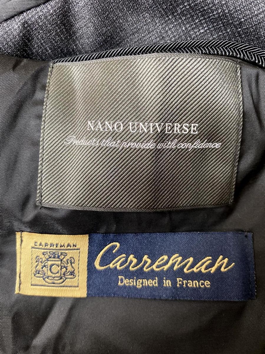 nanouniverse carreman テーラードジャケット NANO universe ジャケット テーラードジャケット 「N JACKET