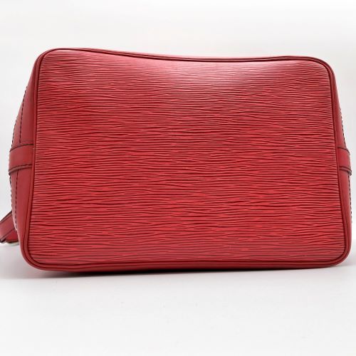 中美品 LOUIS VUITTON ルイ・ヴィトン ノエ エピ ショルダーバッグ 巾着 肩掛け バッグ レッド 赤 PVC レディース ファッション  M59007 USED