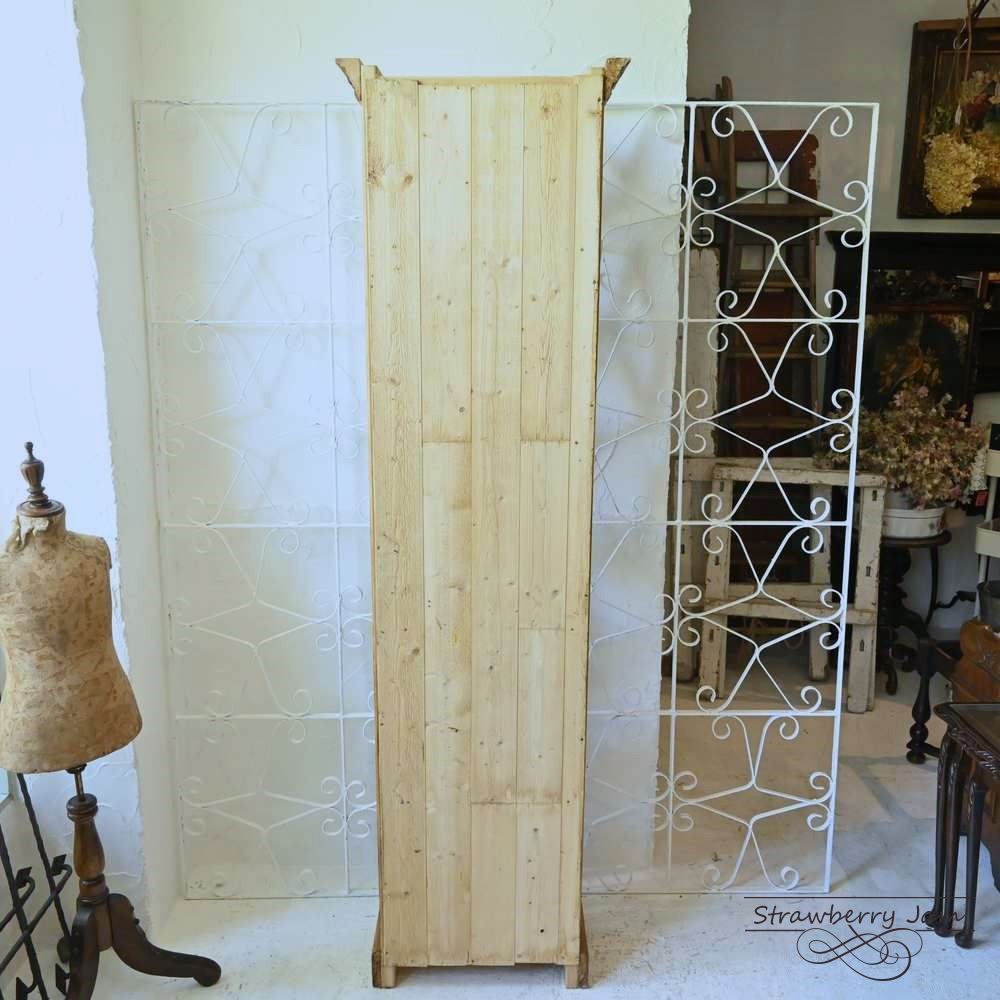 L3705-232 英国アンティーク パイン オープンブックケース 棚 本棚