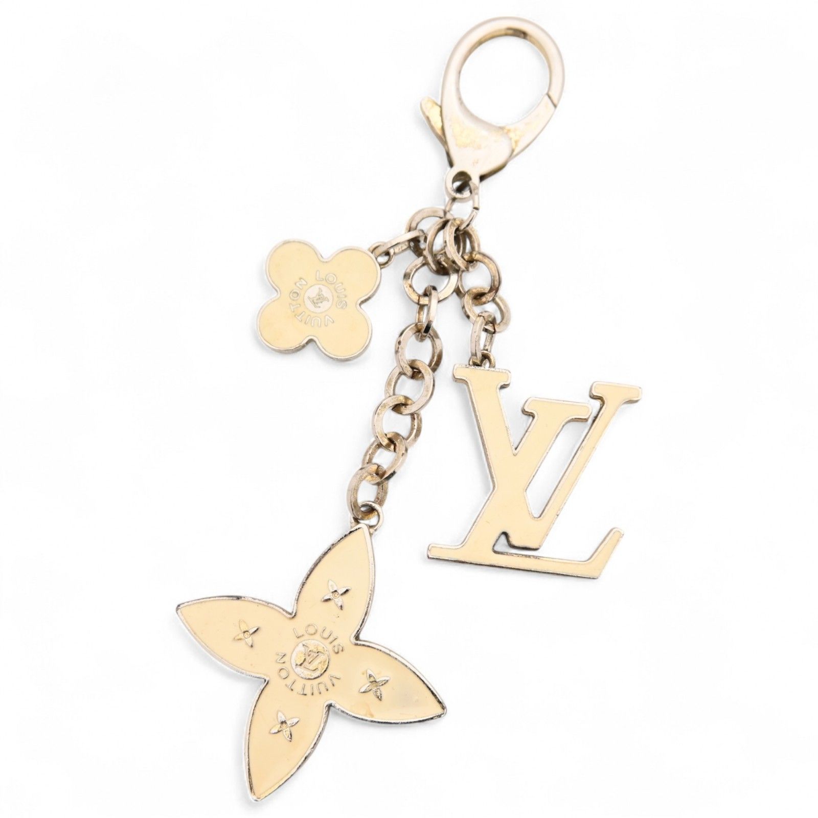 ルイヴィトン ビジューサック ドゥ フルール バッグチャーム Bランク lv3117cc