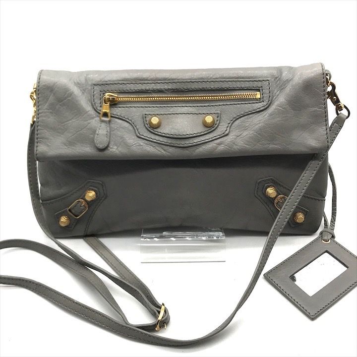 バレンシアガ BALENCIAGA レザー ジャイアント エンベロープ クラッチ