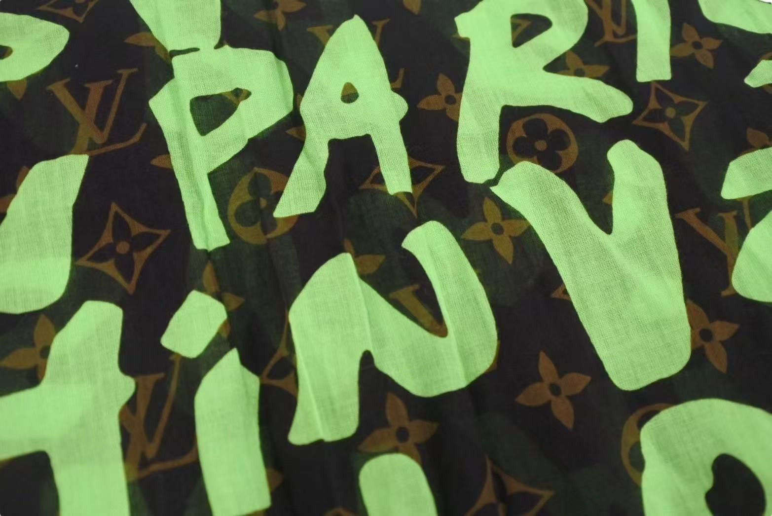 極美品 LOUIS VUITTON ルイヴィトン モノグラムグラフィティ パレオ  