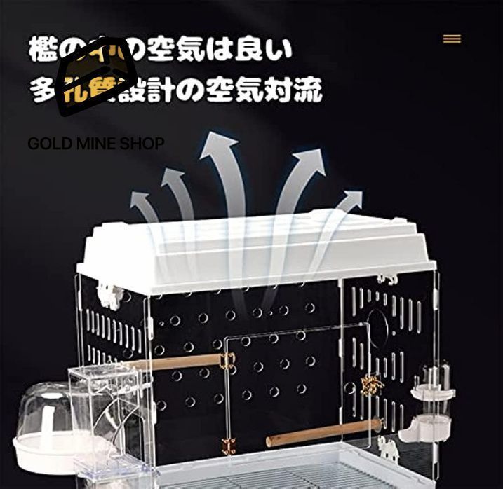 通気性があり暖かい 小さなオウムに適しています