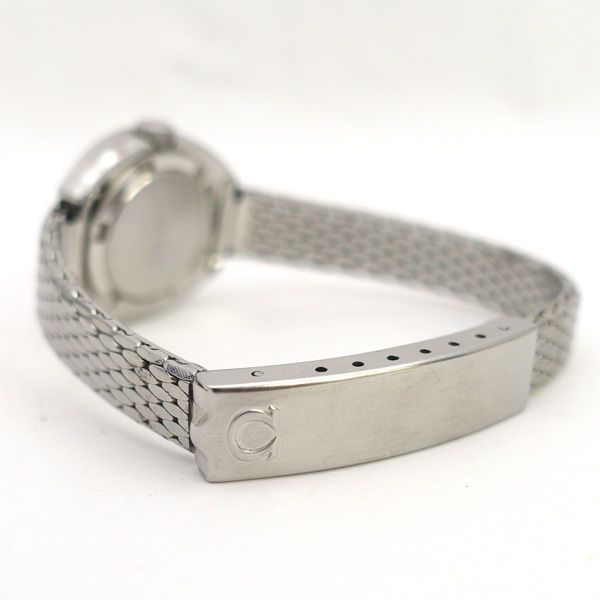 オメガ　OMEGA ジュネーブ手巻き時計 シルバー メッシュバンド CLOTHING. ファッション オメガ OMEGA ジュネーブ手巻き時計