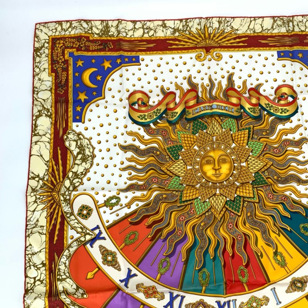 HERMES エルメス スカーフ カレ90 CARPE DIEM イエロー 太陽 楽天市場】未使用級 HERMES エルメス スカーフ カレ90 CARPE