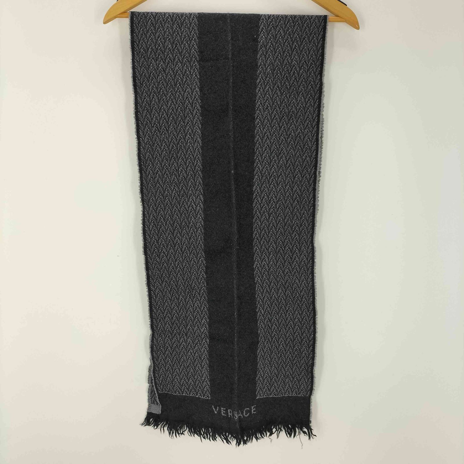 新品★VERSACE　ウール混マフラー 楽天市場】ヴェルサーチ（素材（生地・毛糸）ウール