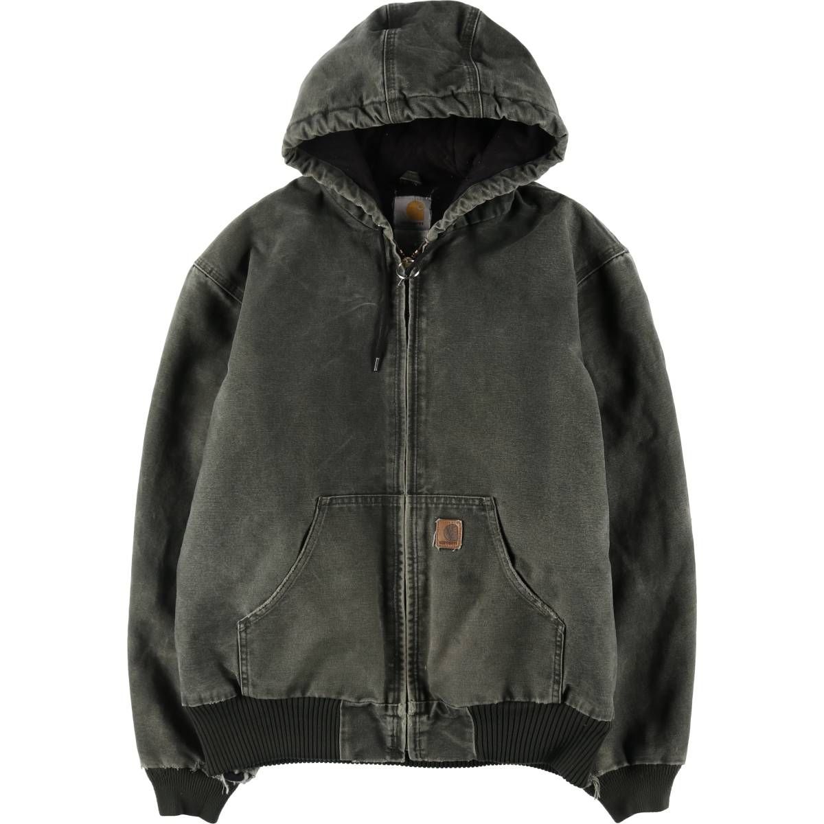 古着 カーハート Carhartt アクティブジャケット ダックフルジップパーカー メンズM相当/eaa511963