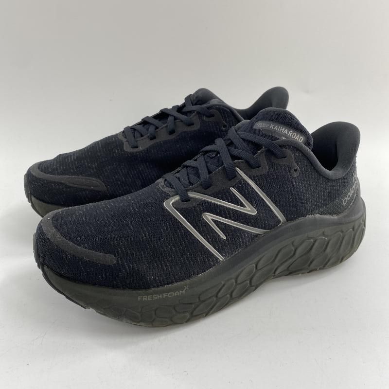 【中古】New Balance FRESH FOAM KAIHA ランニングシューズ 26.5cm MKAIRCK1 ブラック ニューバランス[10]