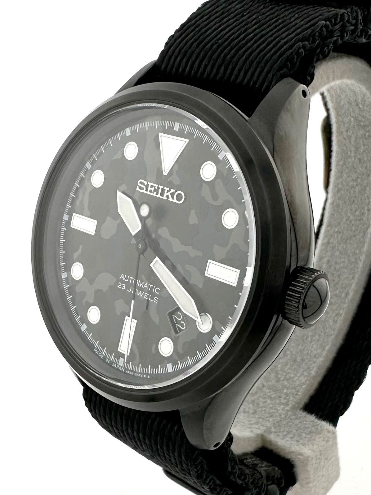 SEIKO 4R35-01H0 SCVE043 nano-universe Exclusive 自動巻き時計 